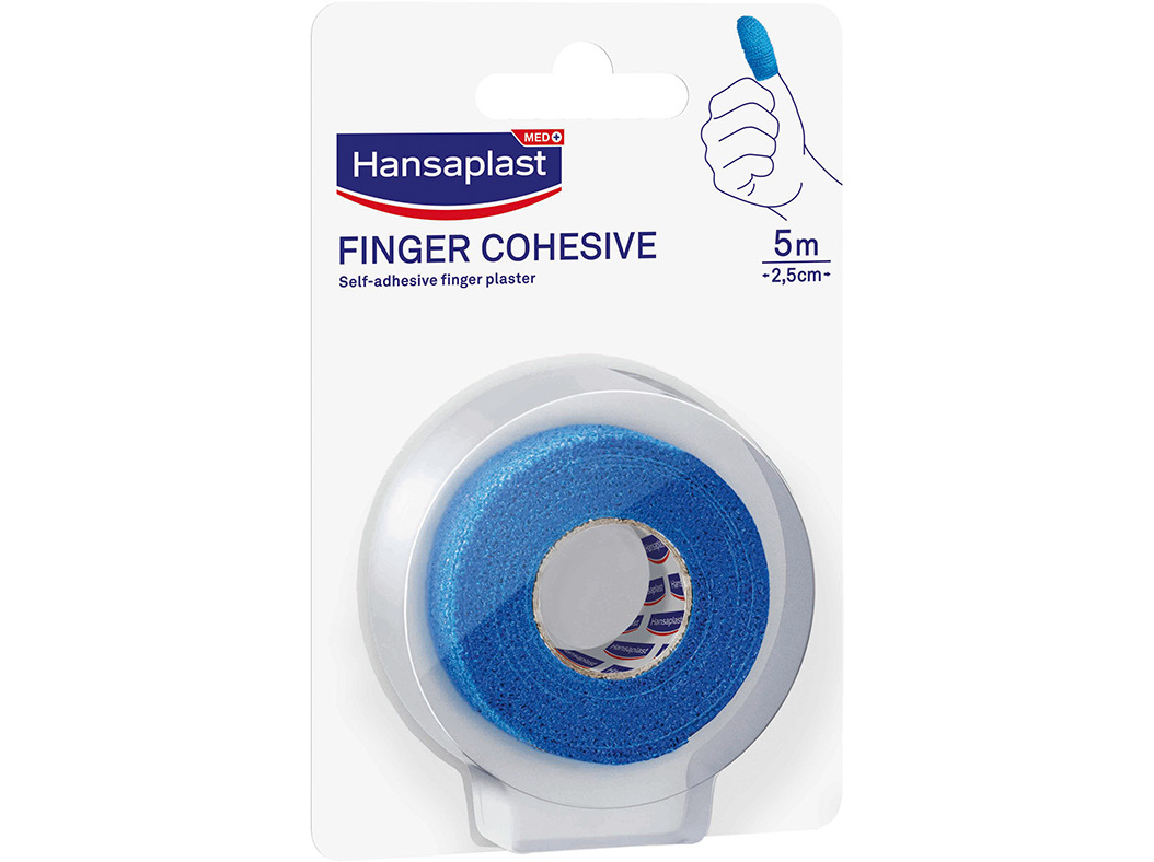 FITA HANSAPLAST ADES DEDOS AZUL 5MTX2.5CM 1UN