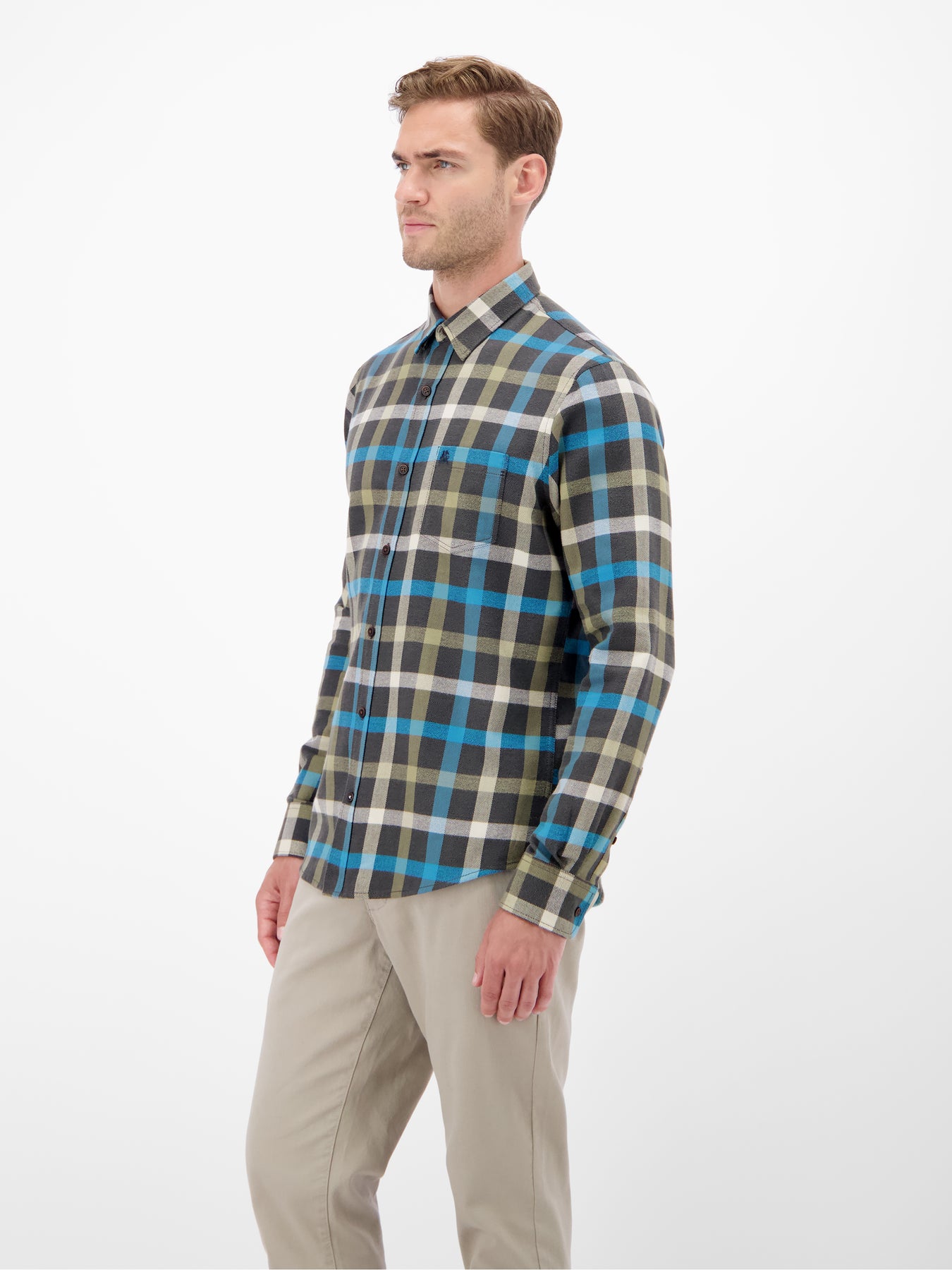 Stylisches Flannelhemd, klassisch kariert