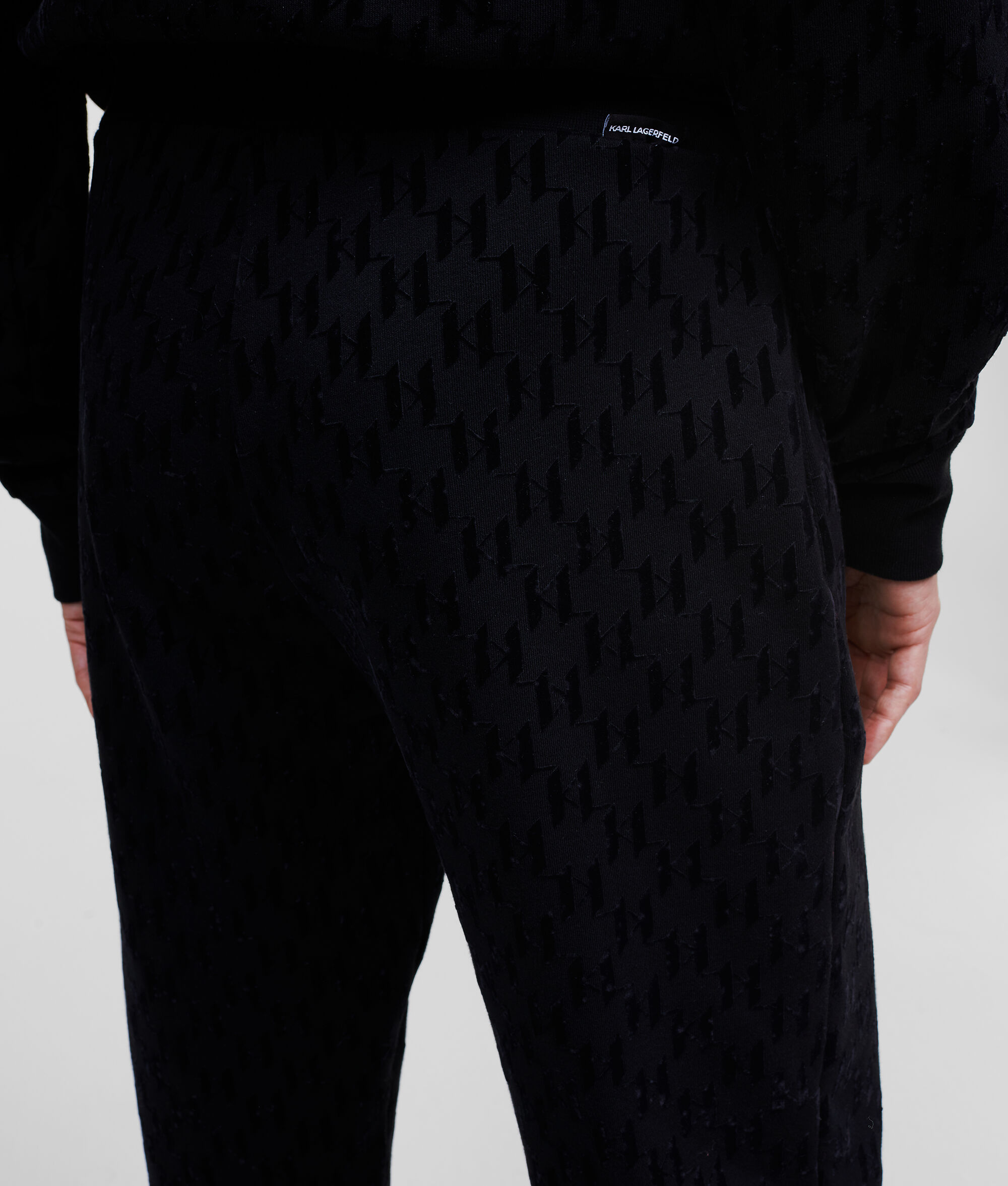 PANTALON DE SURVÊTEMENT À MONOGRAMME KARL IMPRIMÉ FLOQUÉ