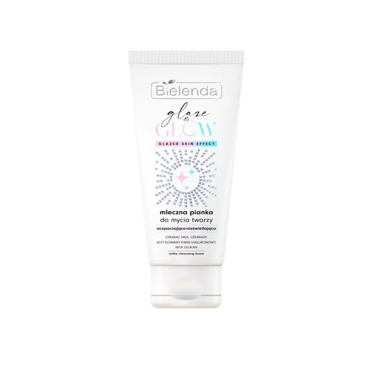 Bielenda Glaze & Glow Milchiger Gesichtsreinigungsschaum 135 g