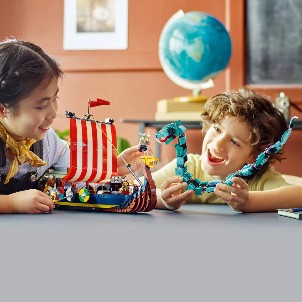 LEGO®CREATOR 31132 - LE BATEAU VIKING ET LE SERPENT DE MIDGARD