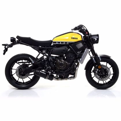 Silencieux Arrow Jet race nichrom dark embout carbone - Noir