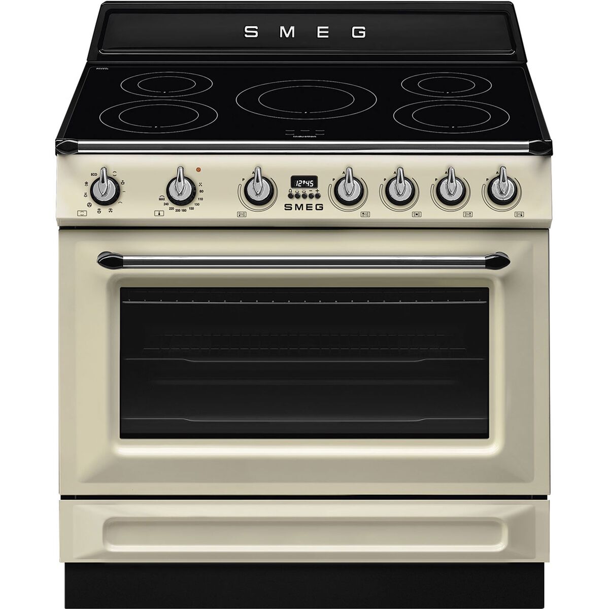 Induksjonskomfyr Victoria TR90IMP 90 cm, creme