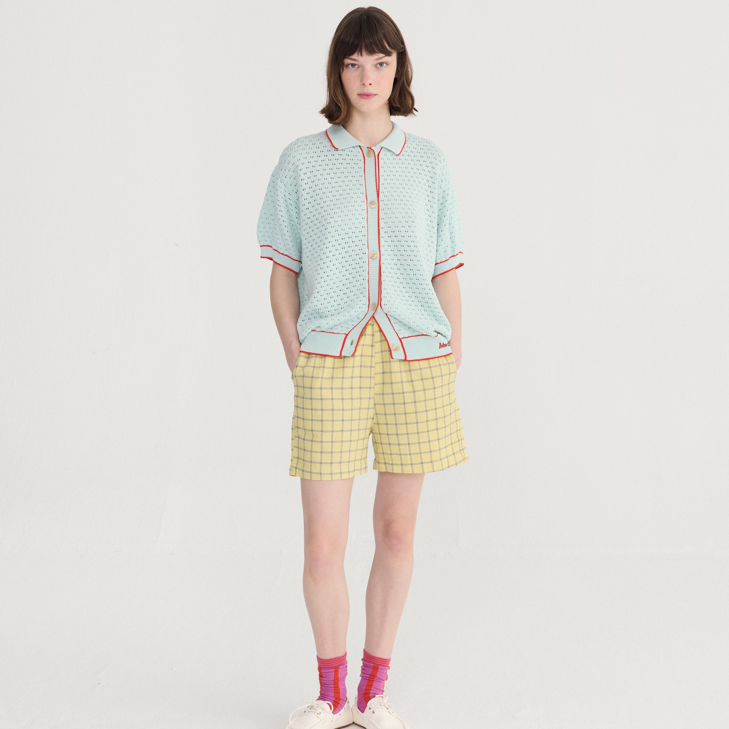 Adult Strickjacke Openwork