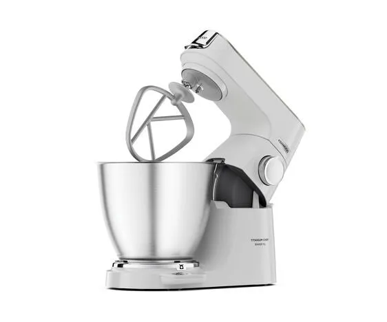 Kenwood Titanium Chef Baker XL KVL65.001WH - Køkkenmaskine - 1200 W - hvid/champagnecreme