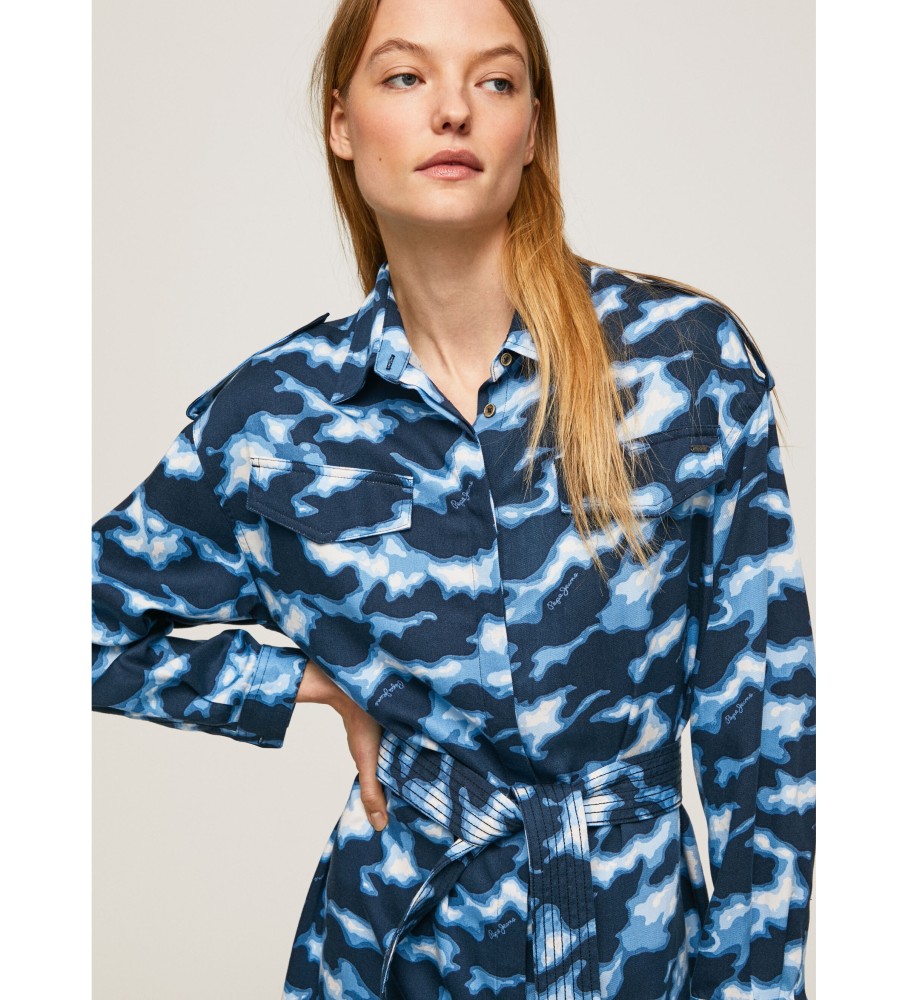 Vestido azul Pepe Jeans Burnet