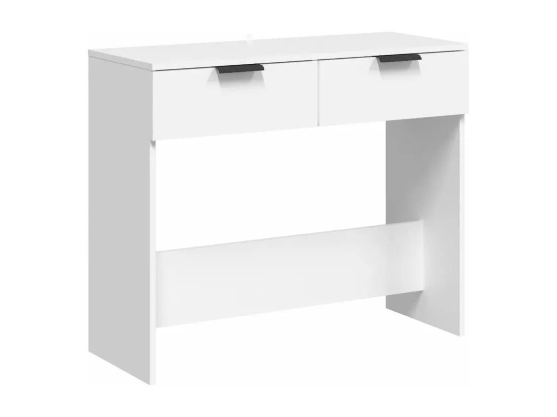 Table console Blanc 90x36x75 cm Bois d'ingénierie