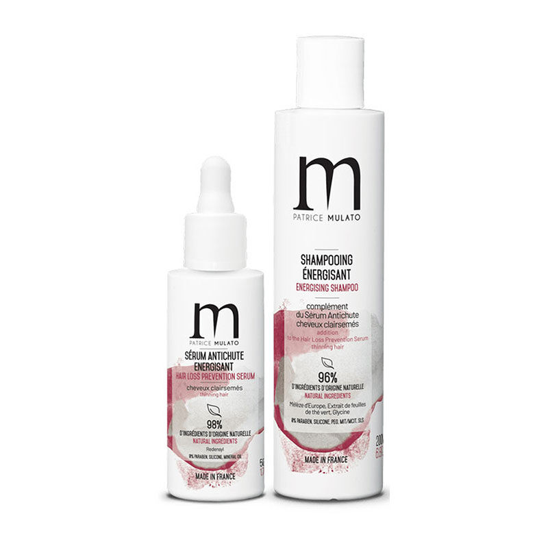 Cure antichute énergisant pour cheveux clairsemés cure 6 semaines
