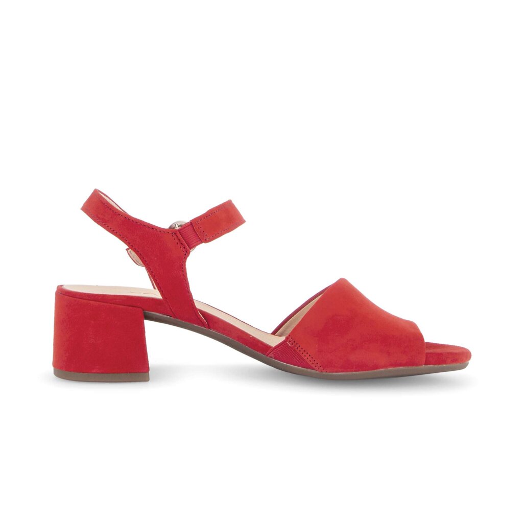 Sandal met riempjes rood
