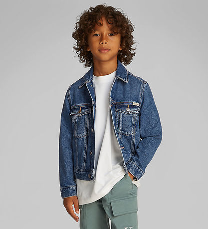 Calvin Klein Jeansjacke - Hell Mid Blue