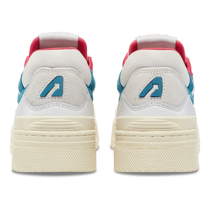 Autry Baskets CLC Low Cuir Bicolore | Bleu