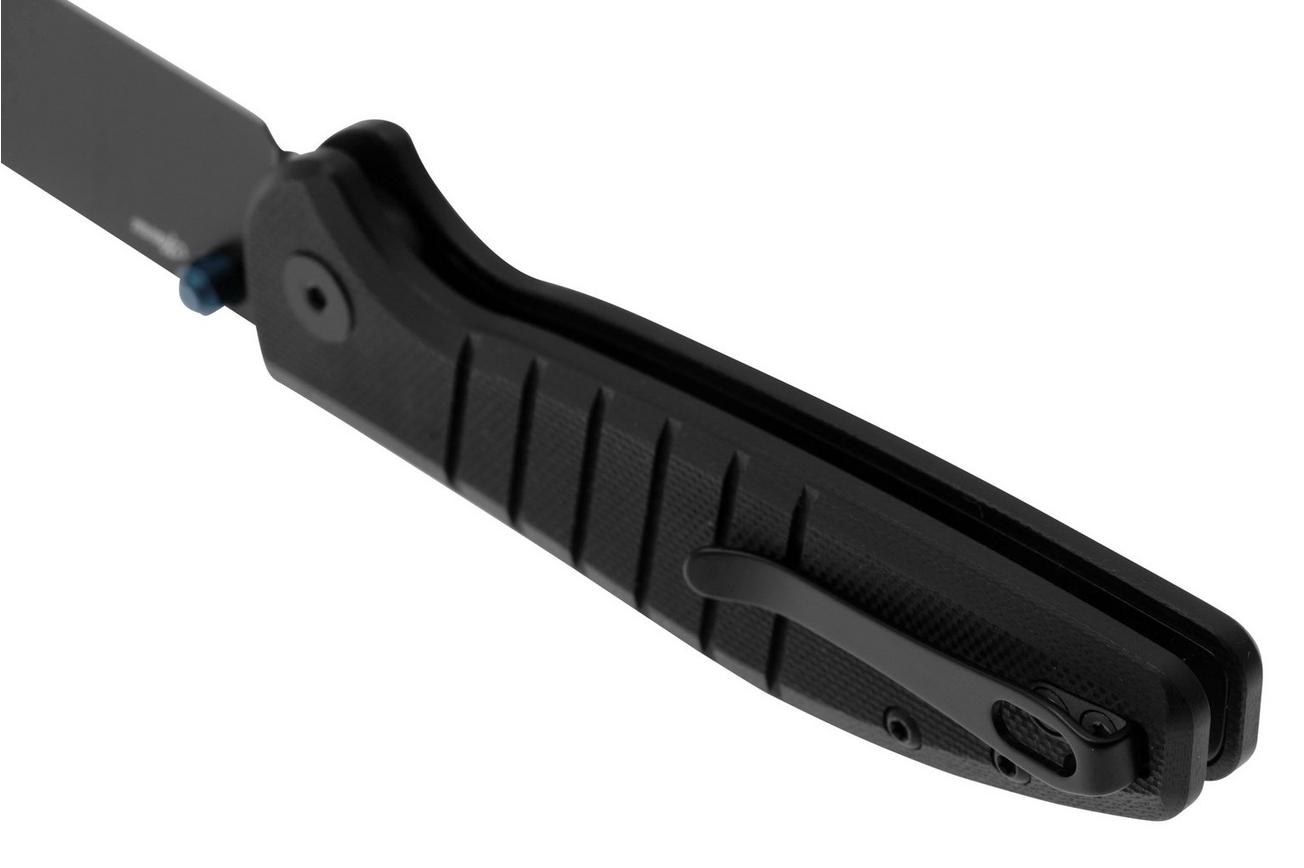 Bestechman Goodboy Jr BMK10E PVD D2, Black G10 zakmes, Keanu design