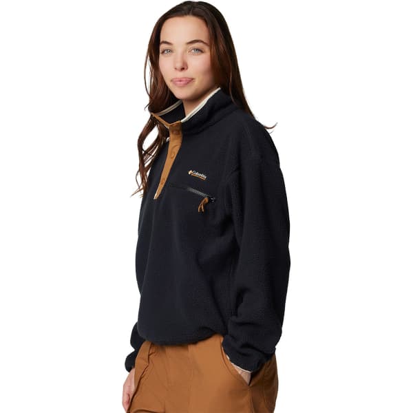 Sweat polaire COLUMBIA HELVETIA II CROPPED HALF SNAP FLEECE W BLACK