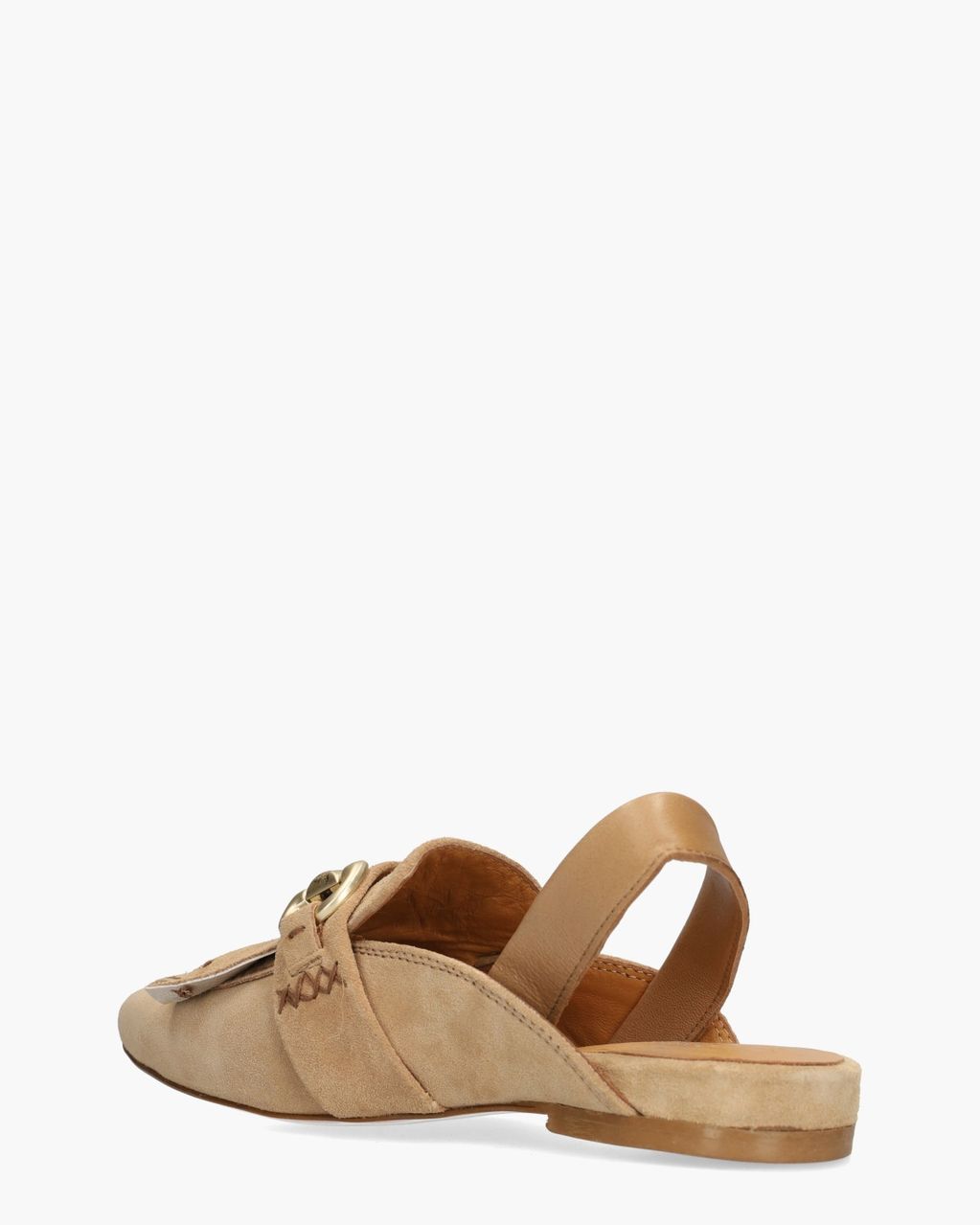 Gioia Zenne Lichtbruin Dames Slingbackloafers