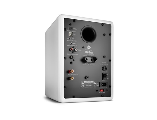 WAVEMASTER - Enceinte amplifiée 2.0 Two neo soft white - kit d'enceintes bibliothèque 2.0 (60w...