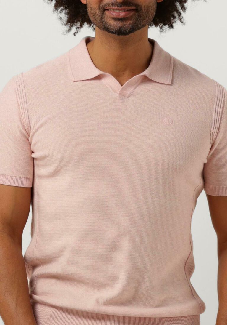 DSTREZZED lichtroze dstrezzed polo ds_mercury short sleeve polo