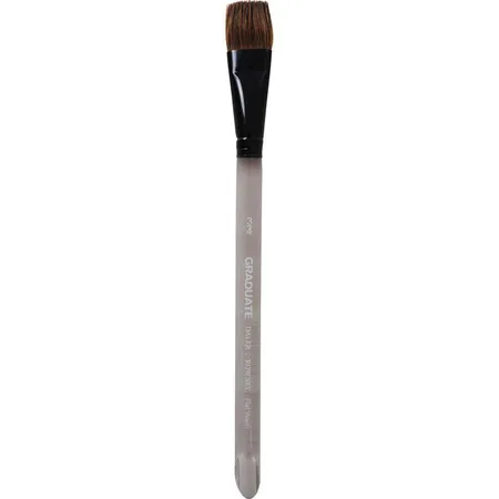 Daler-Rowney Graduate Ponyhaar/Synthetik flacher Verwaschpinsel Gr.3/4