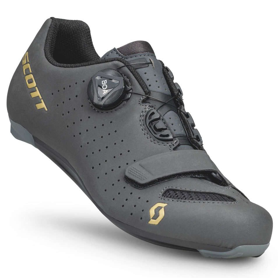 Scott Road Comp Boa Landevejssko Til Kvinder Dark Grey/Black