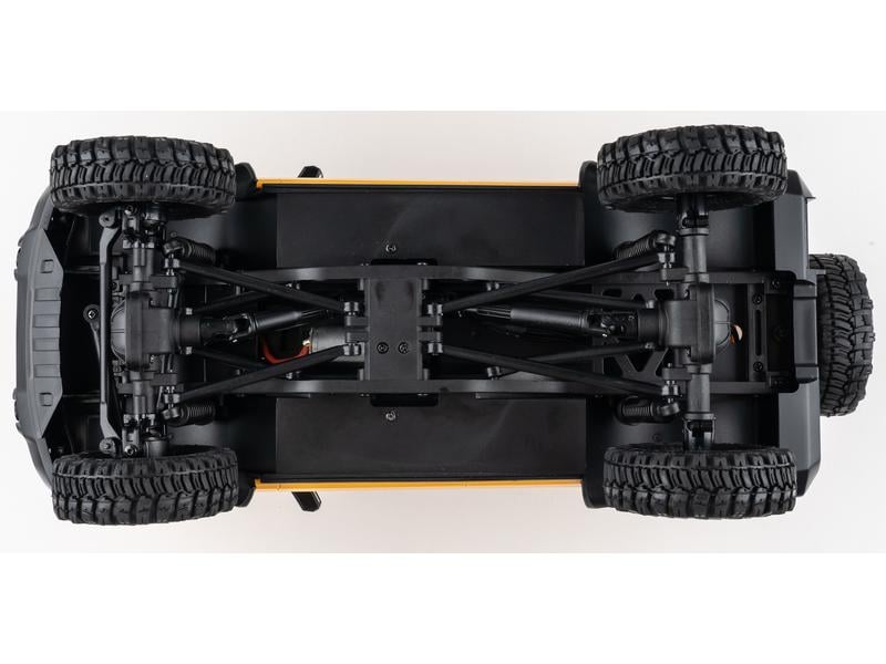 EazyRC Scale Crawler Bronx, Gelb 1:18, RTR 4x4 Mini Rockcrawler im Massstab 1:18