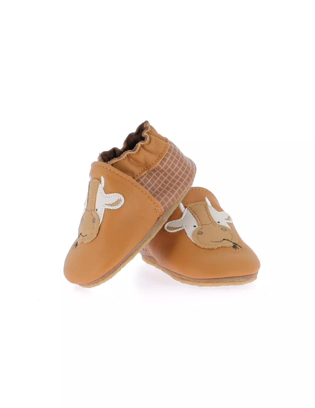 ROBEEZ FUNNY COW - Pantoufles & chaussons Camelmarron