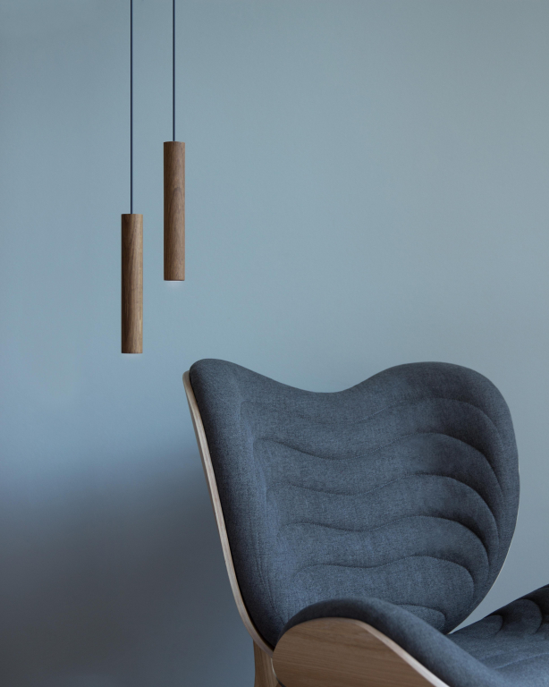 Umage Chimes hanglamp LED Ø3.4 naturel eiken