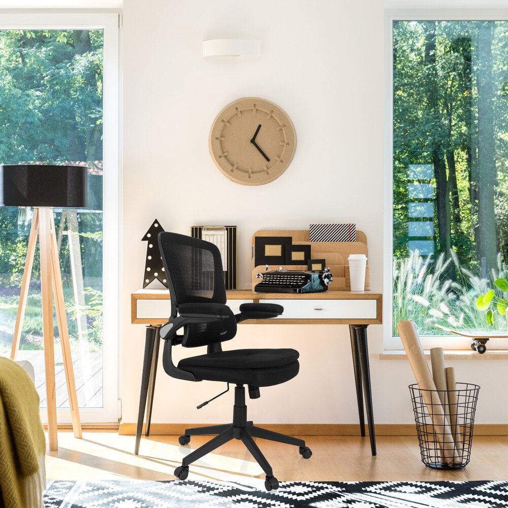 Home Office Bürostuhl RELAX HX 100 Stoff/Netzstoff mit abklappbaren Armlehnen MyBuero