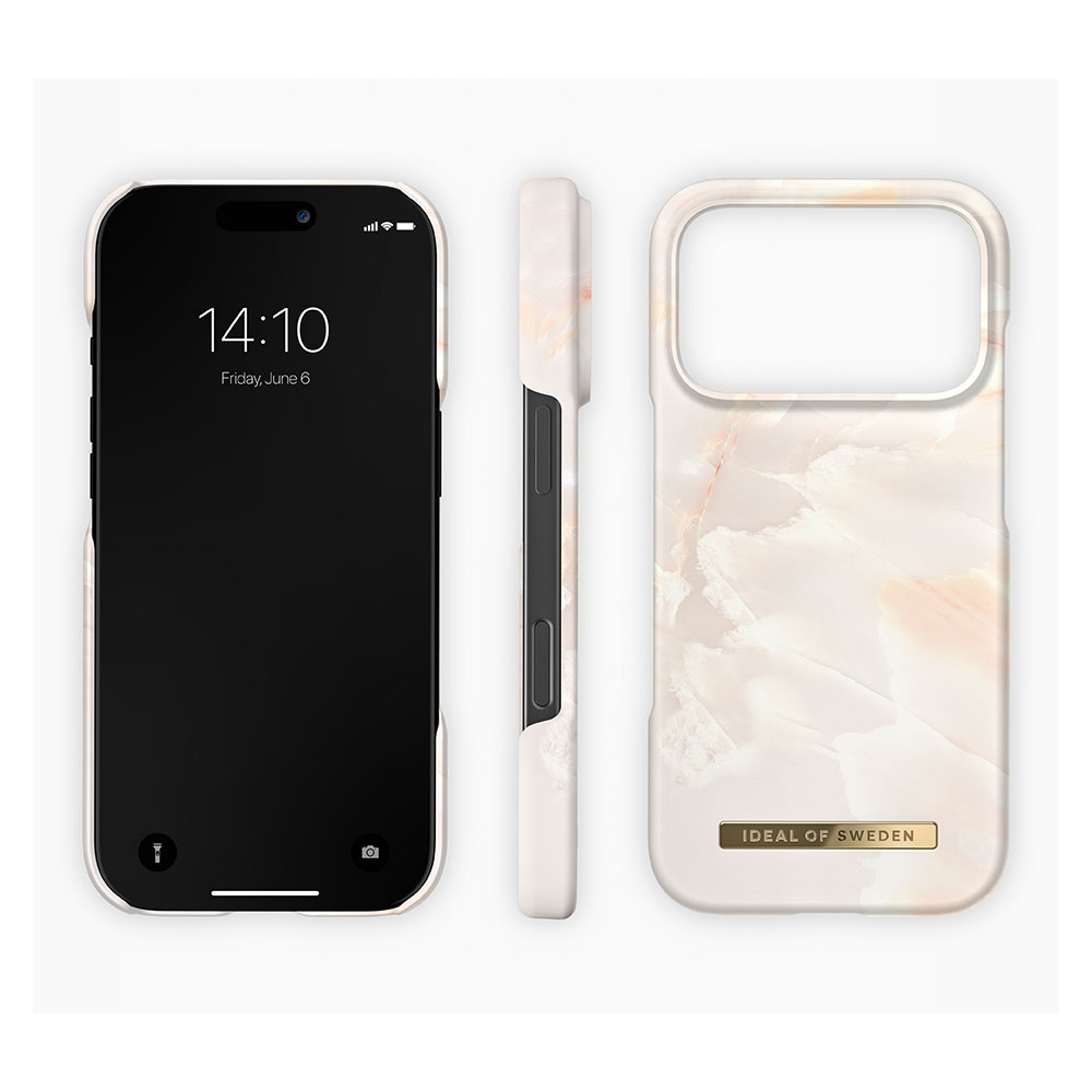 iPhone 17 Pro MagSafe Hardcase Hülle Recycled (IDFCMS-I2561P-257) - Rose Pearl Marble