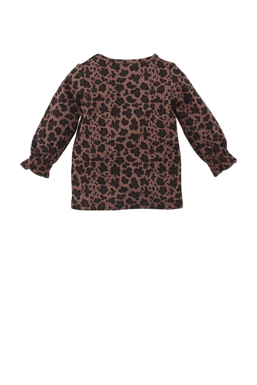 Z8 newborn longsleeve Perla panterprint bruin