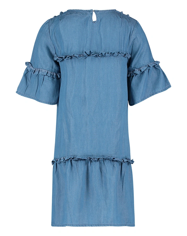 Jeans-Kleid PALOESKA in light blue vintage