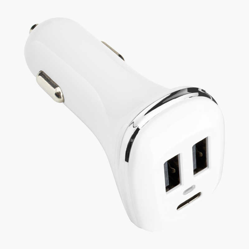 LADER, 1 USB-C + 2 USB-A