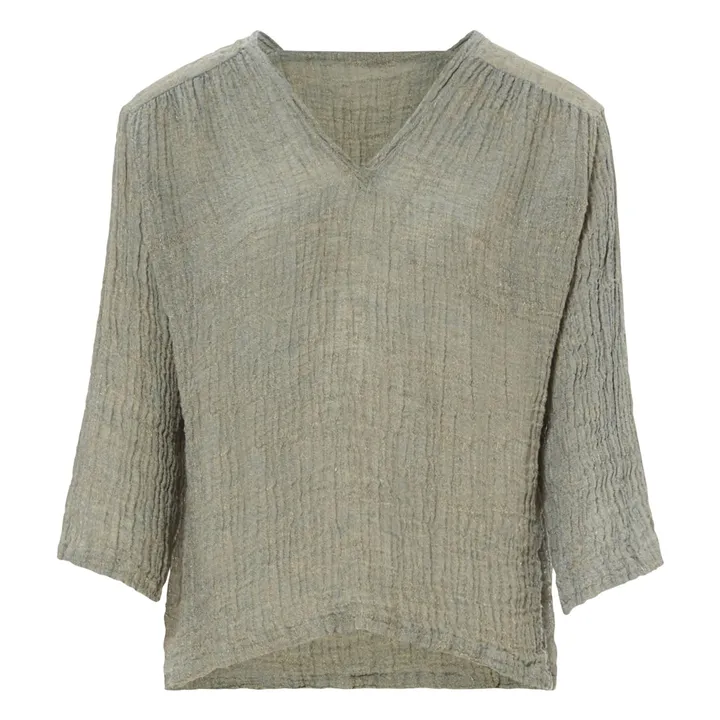 Masscob Blouse Roya Lin | Vert kaki