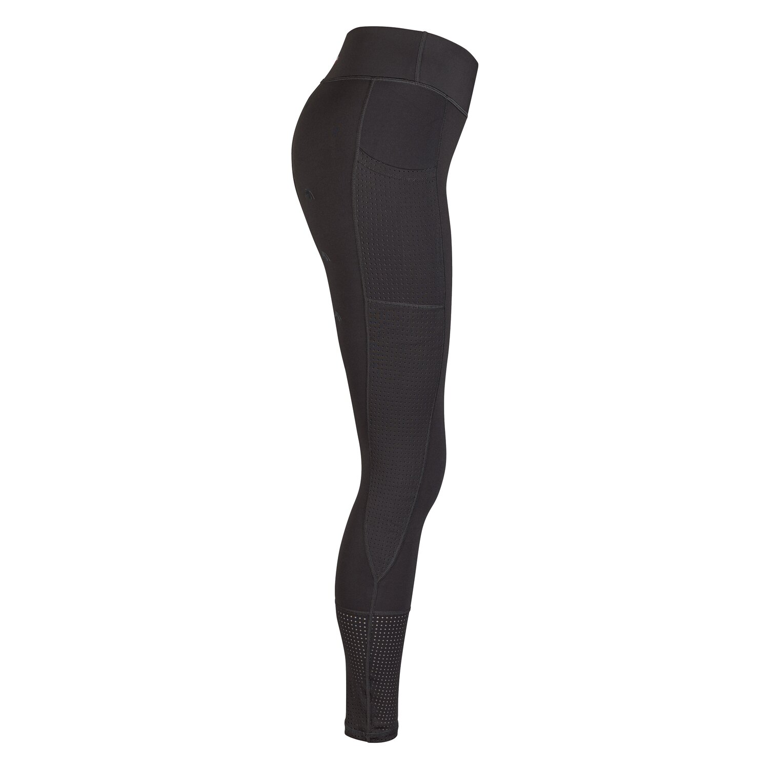 black forest Grip-Vollbesatz-Reitleggings mit Mesh - anthracite
