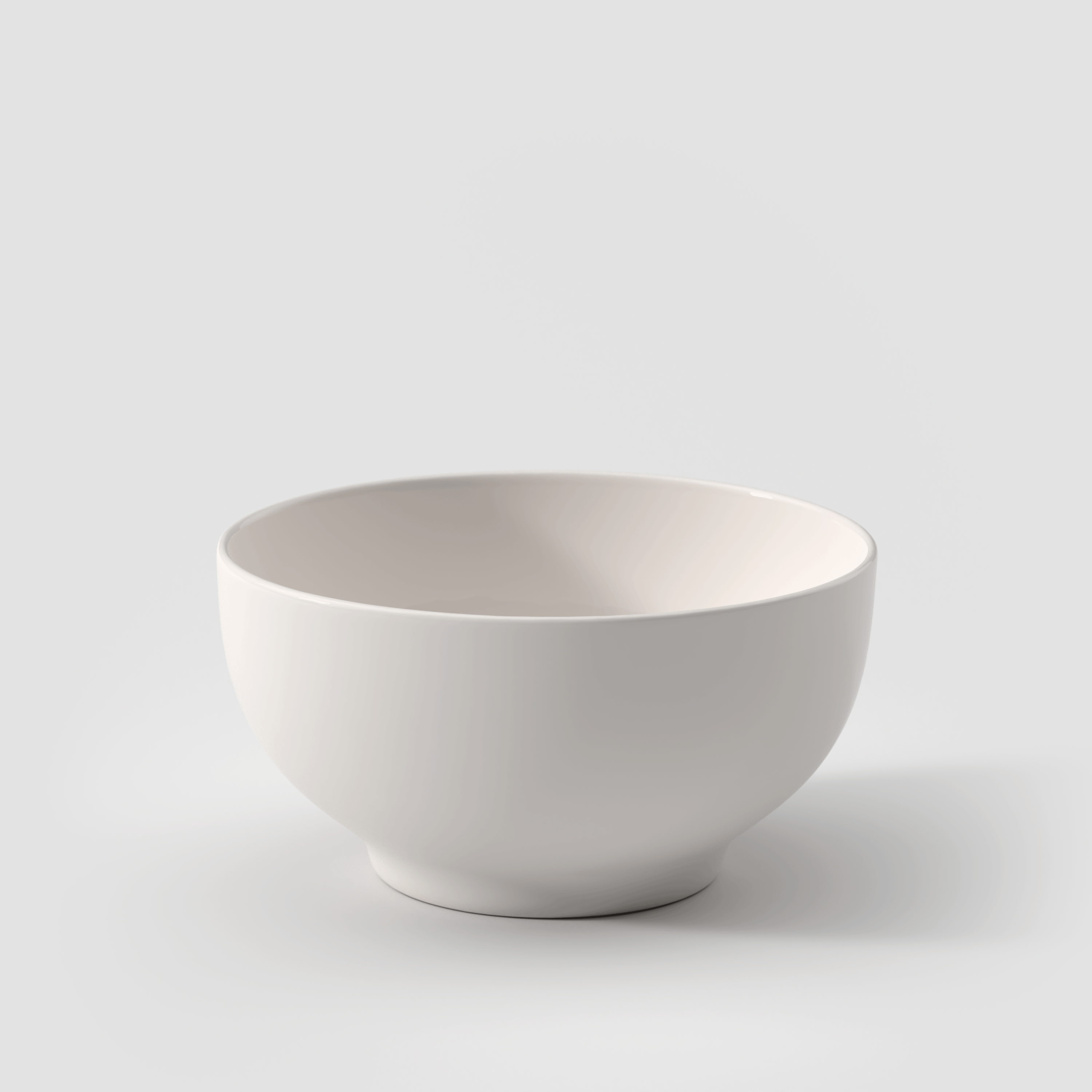 New Cottage Salad serving bowl White, 17 oz, Premium Porcelain