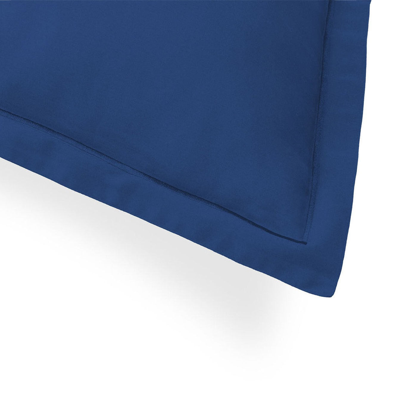 Febronie 2 Taies d'oreiller en Satin de Coton Julia bleues
