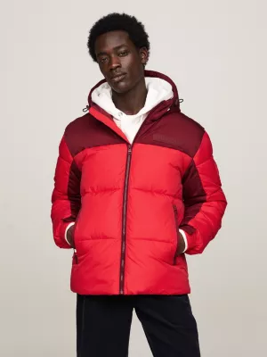 Jaqueta puffer com capuz TH Warm New York