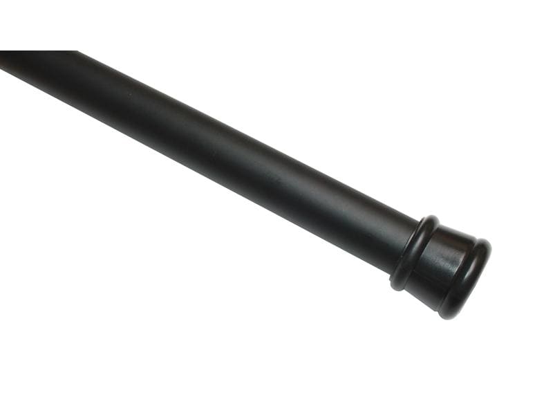 Gardinia Spannstange 60 - 100 cm, Schwarz Ausdrehbare Stange