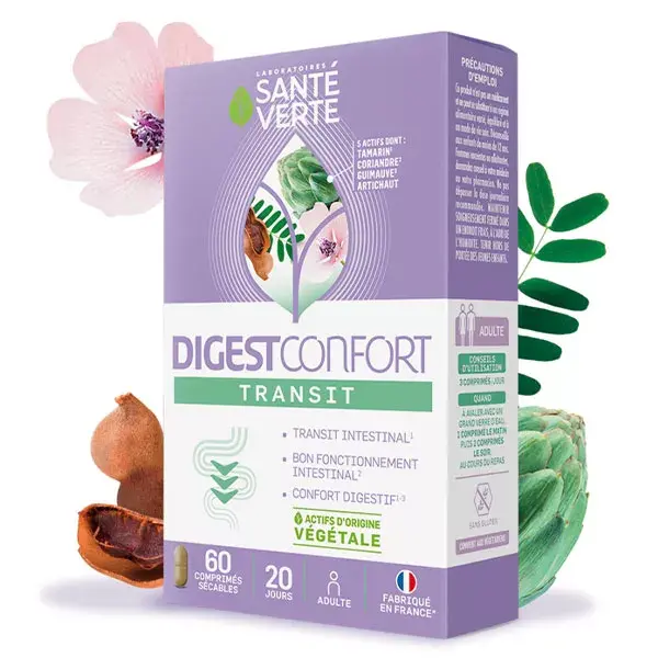 Santé Verte DigestConfort Transit 60 comprimés