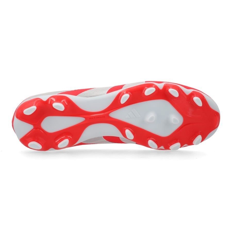 adidas Predator League MG Pure Victory - Lucid Red/Blanc/Noir Enfant