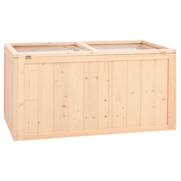 vidaXL Hamsterbur 89,5x45x45 cm heltre gran