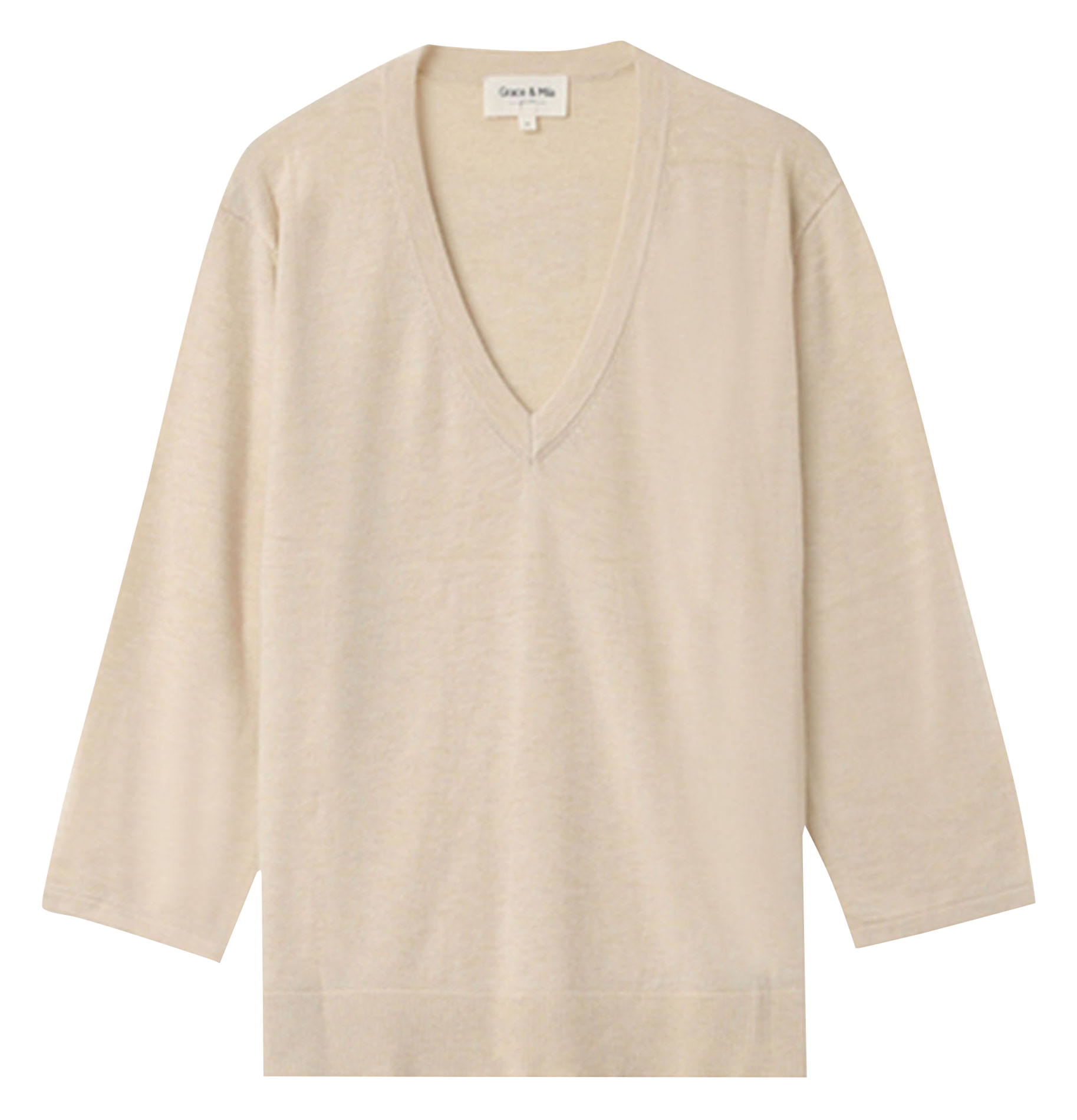 NAIVE - Pull col V| Beige