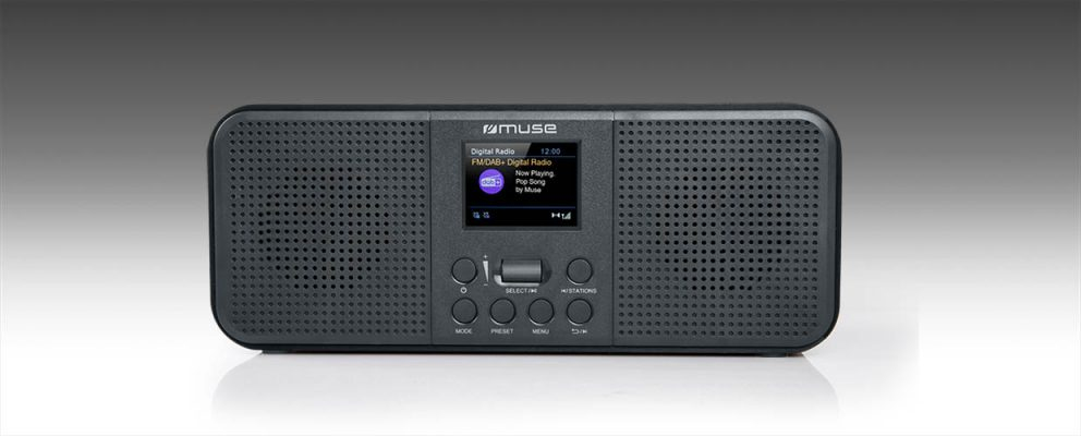 Muse M-122 DBT radio Draagbaar Zwart Bluetooth