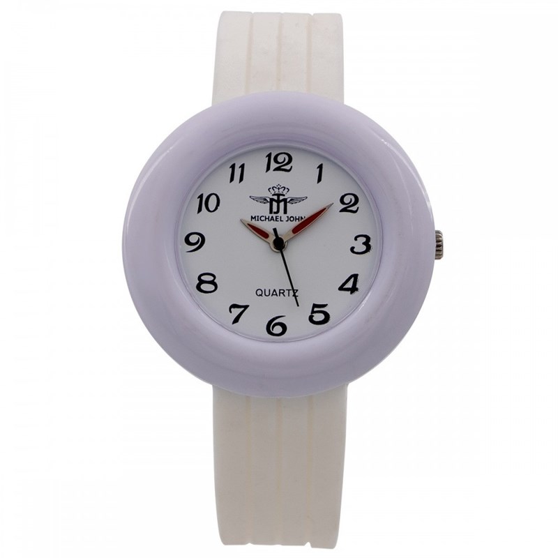 Montre Femme M. JOHN bracelet Silicone Blanc