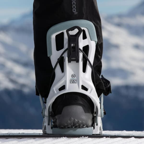 Fixation snowboard NIDECKER FLOW FUSE HYBRID WHITE