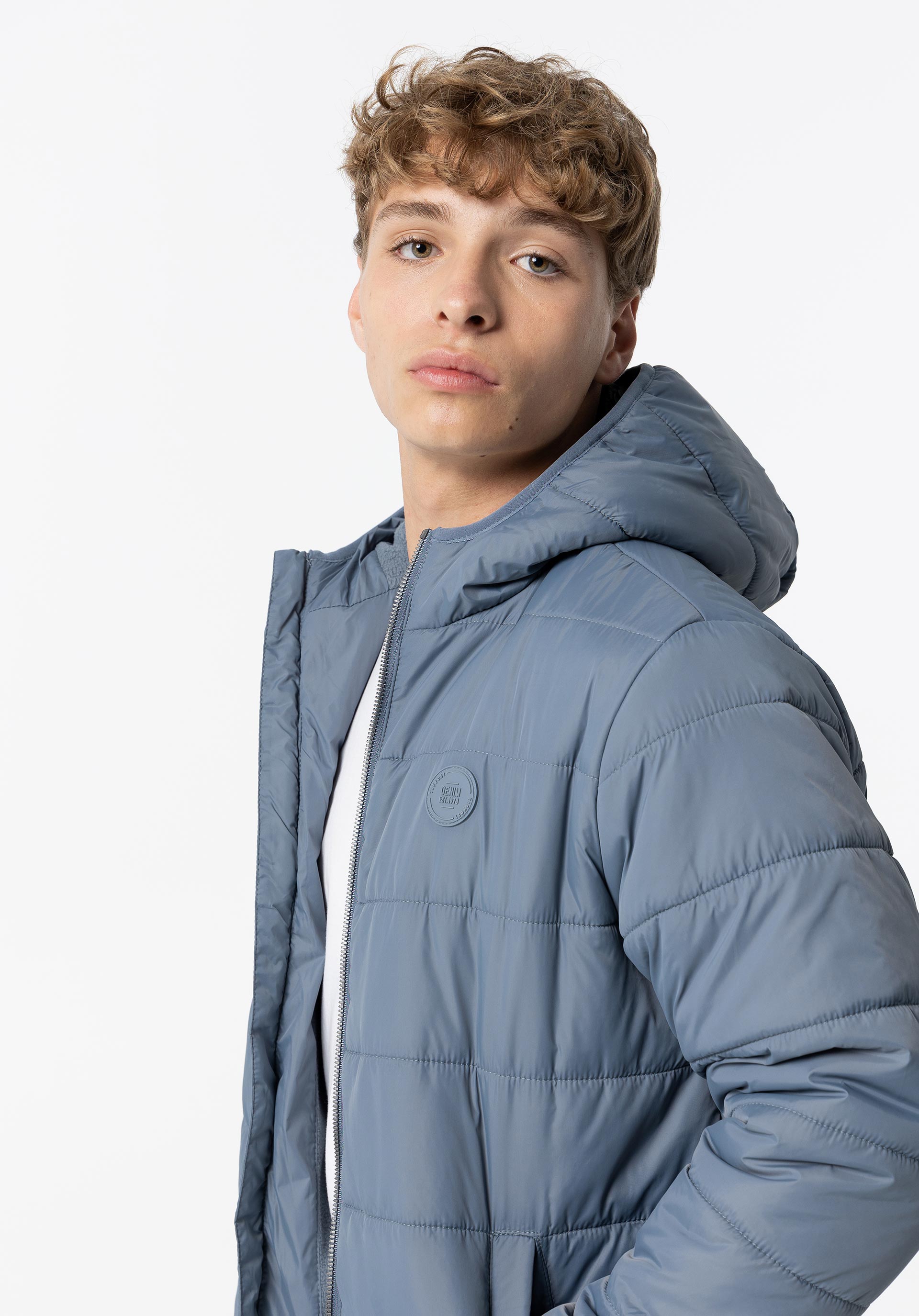 Casaco Acolchoado com Capuz Water Resistant