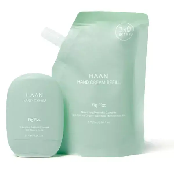 Refil de hidratante para mãos Haan Fig Fizz com fava tonka 150ml