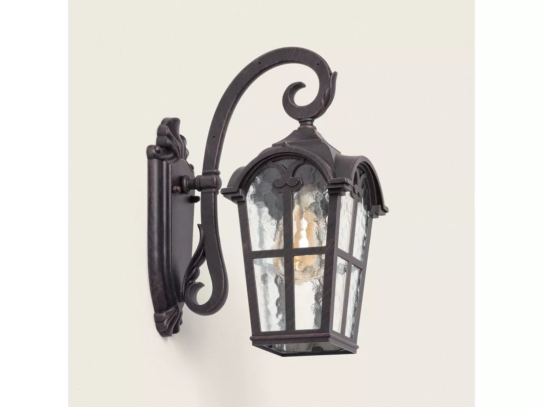 Lampe Murale Extérieure Aluminium Quilvex Rouille