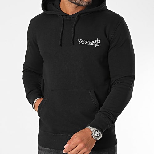 Sweat Capuche Back Goku Noir