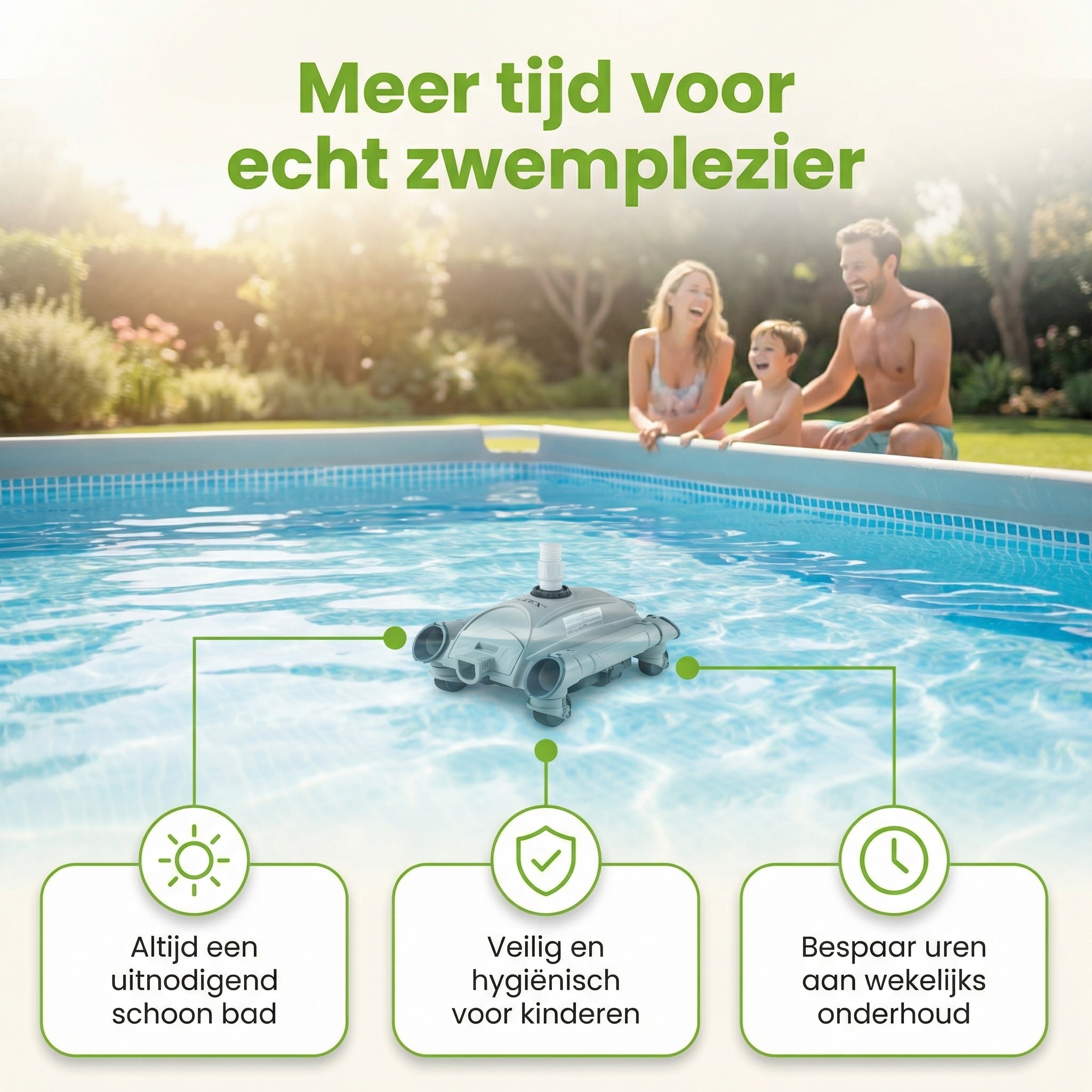 Intex automatische zwembadstofzuiger