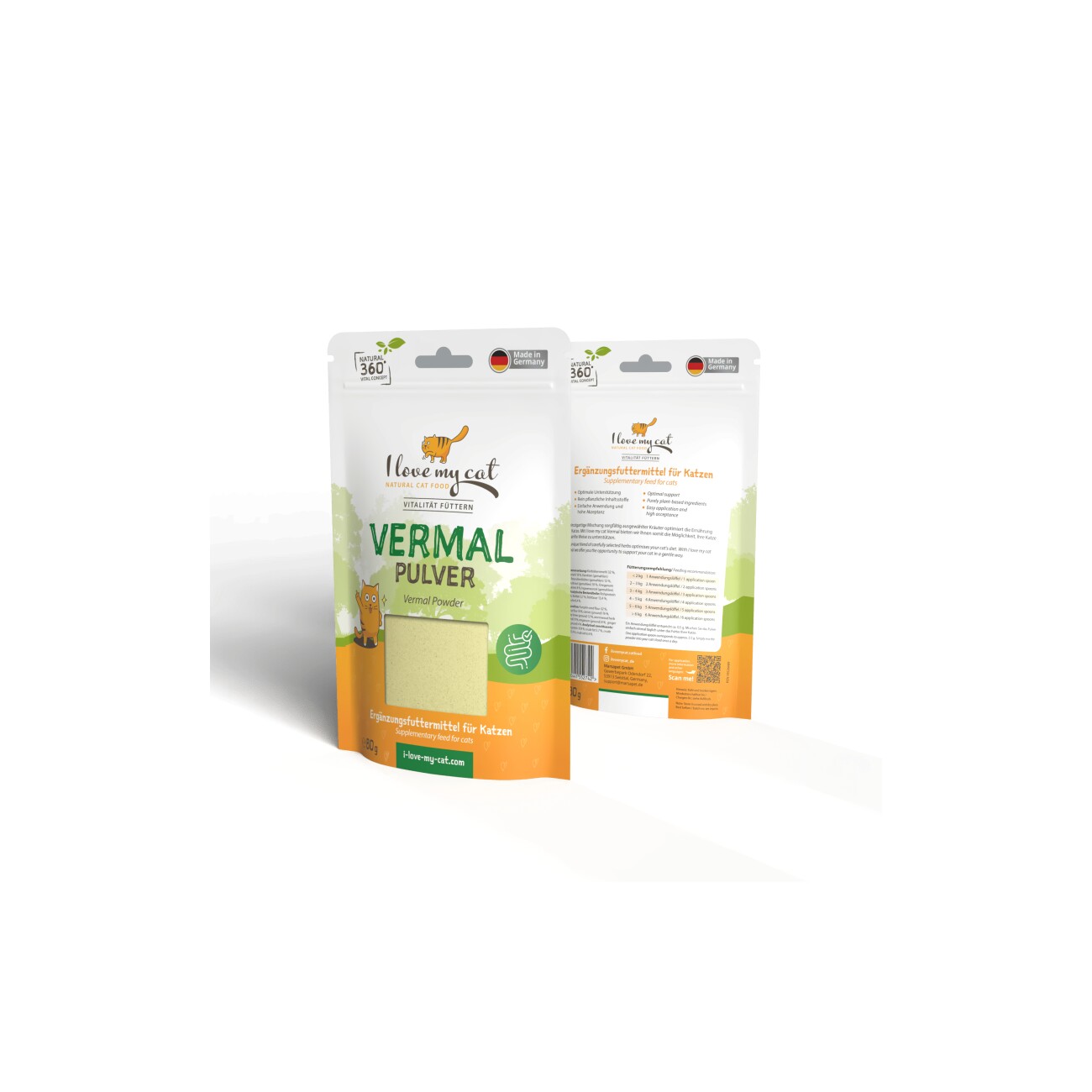 I love my cat Vermal Pulver - 80g