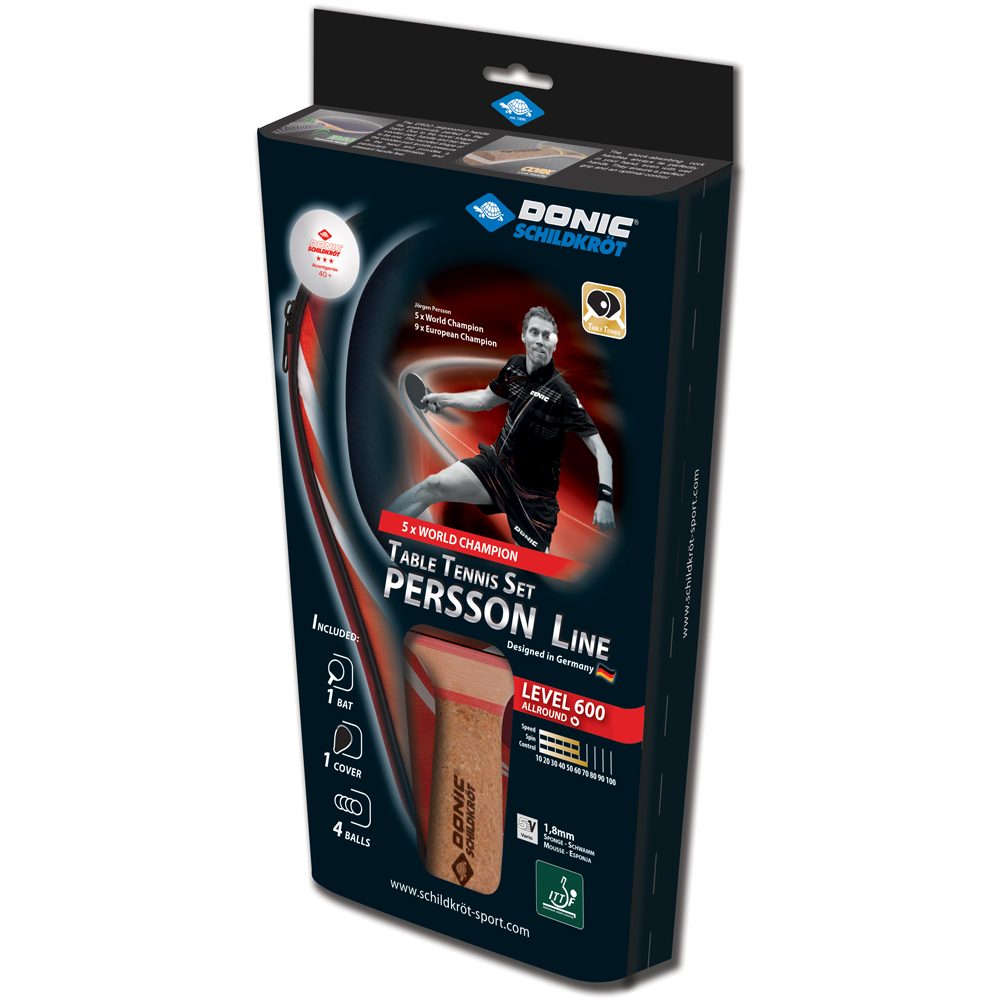 Donic Schildkröt Persson 600 Tischtennis-Set